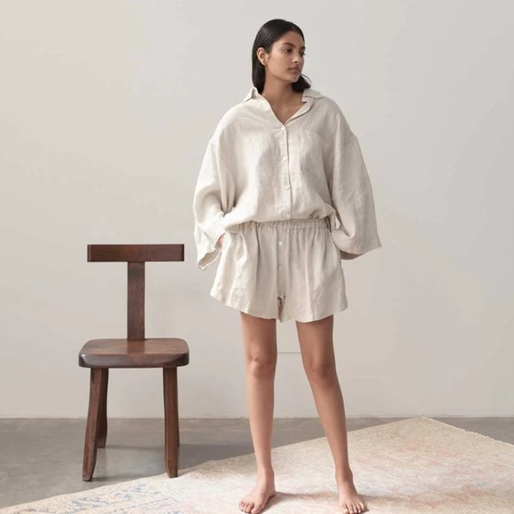 DEIJI STUDIOS THE 03 SET Oatmeal Size S - Picture 1 of 4